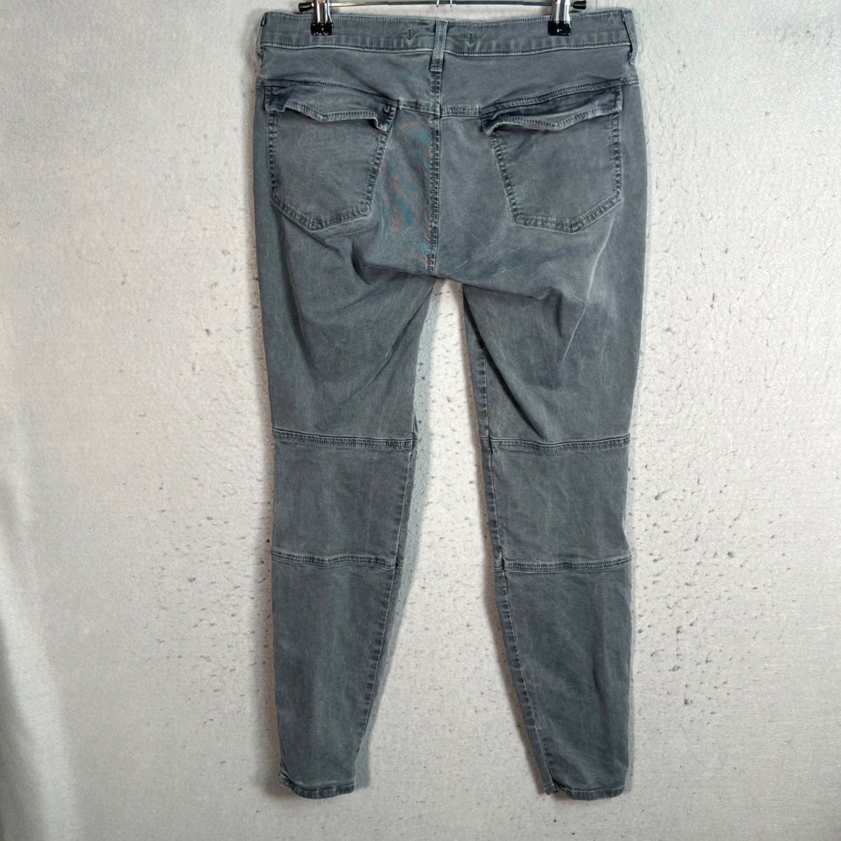 J Brand J Brand Jeans Skinny Denim Zip Details Womens Size 29 Gray Moto Stretch Slim 5-Pocket Casual Vintage No Mens Womens Girls Size 29" - 2 Thumbnail