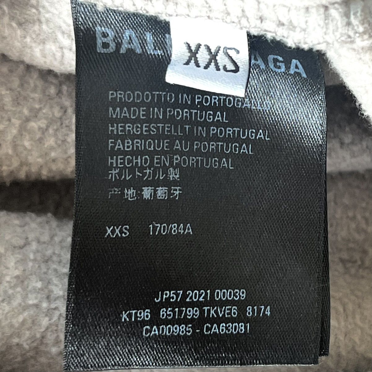 Balenciaga BARCODE OVERSIZED HOODIE - DEMNA 2021 Size US XXS / EU 40 - 17 Thumbnail