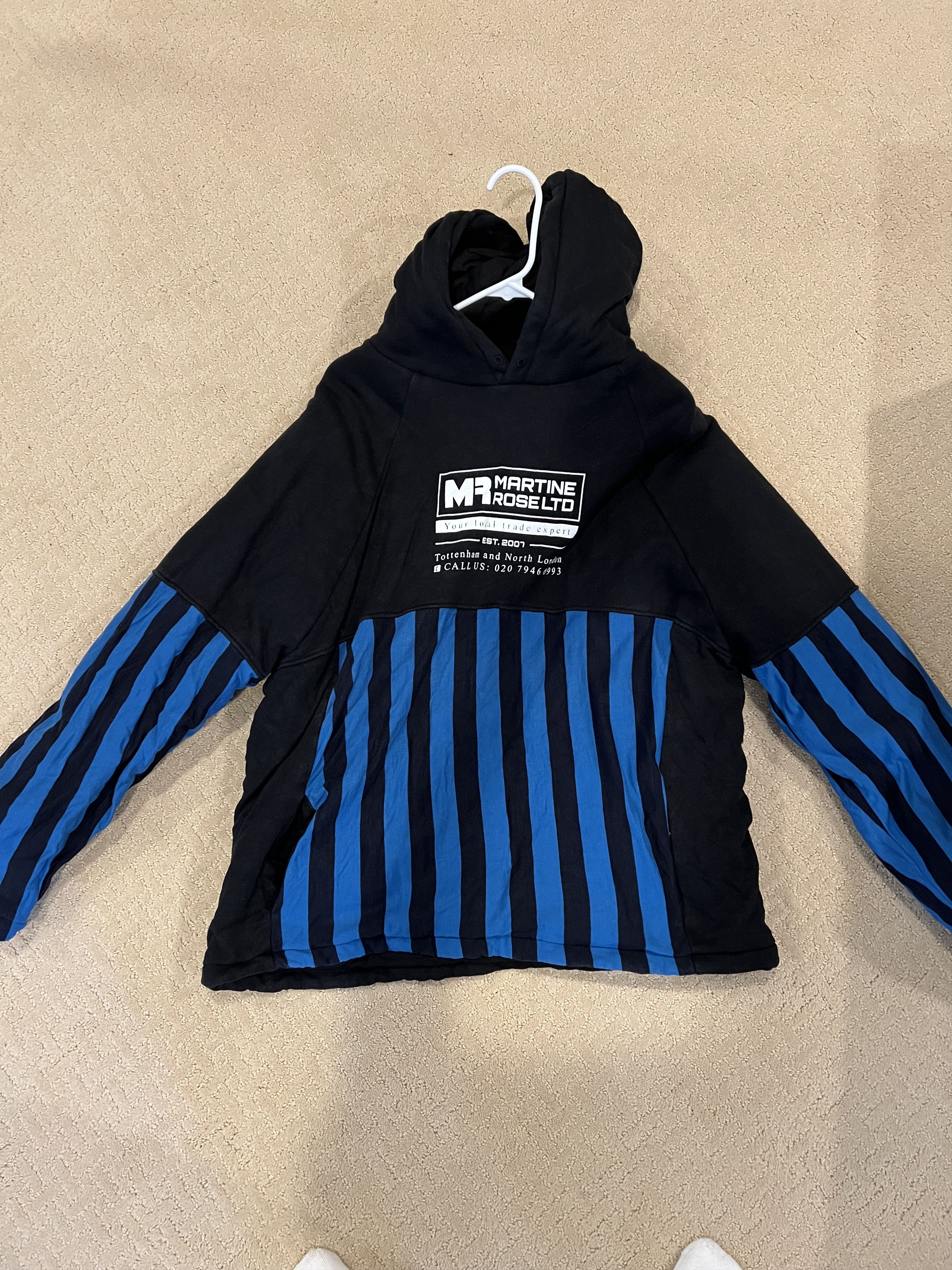 Martine Rose Martine Rose Striped Hoodie Size US M / EU 48-50 / 2 - 1 Thumbnail