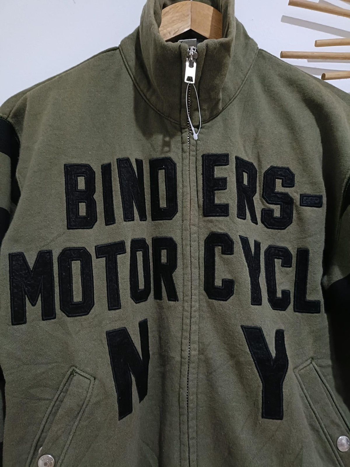 Japanese Brand × Schott SCHOTT ZIP UP SWEAT BINDER Motorcyle Size US M / EU 48-50 / 2 - 11 Thumbnail
