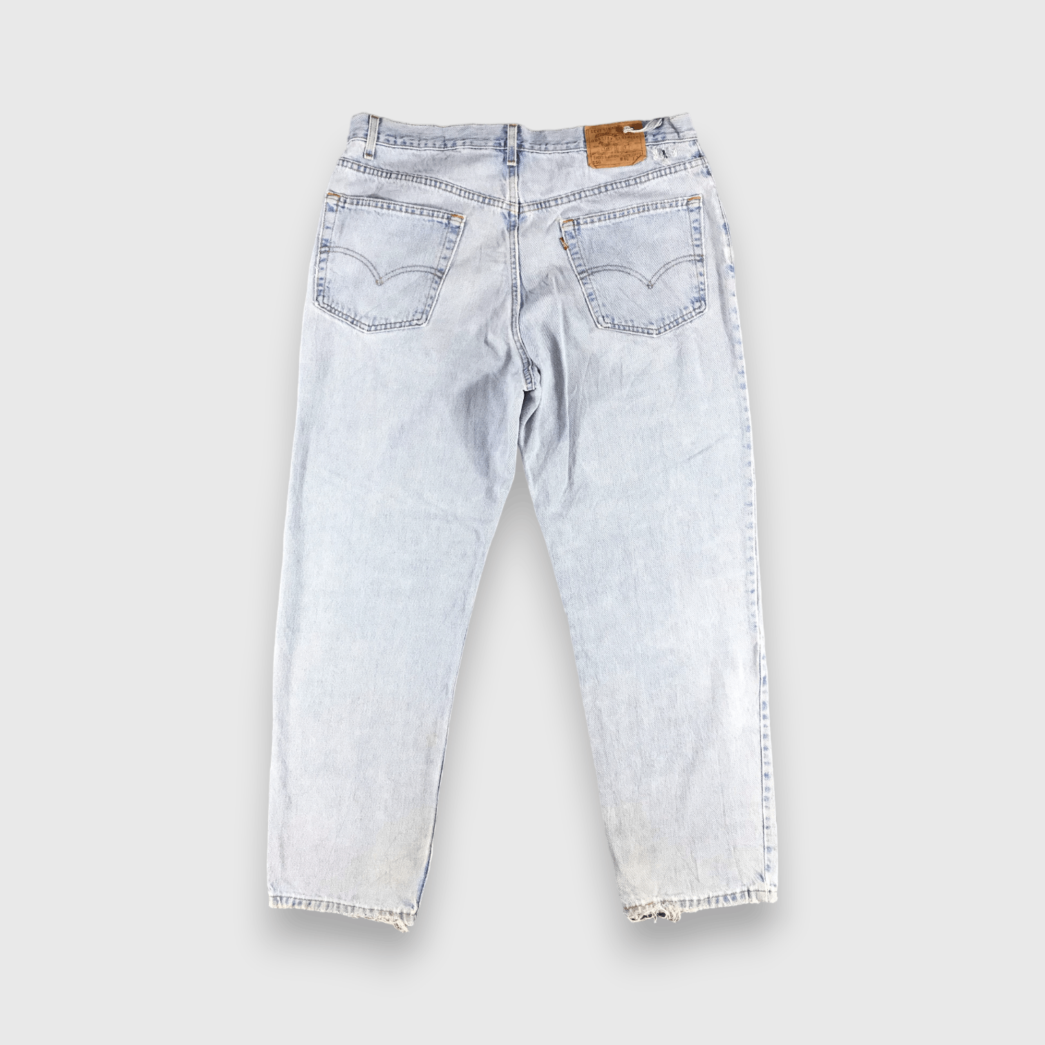 Levi's Vintage 90s Light Wash Levis 550 Jeans-J2331 Size US 38 / EU 54 - 2 Thumbnail
