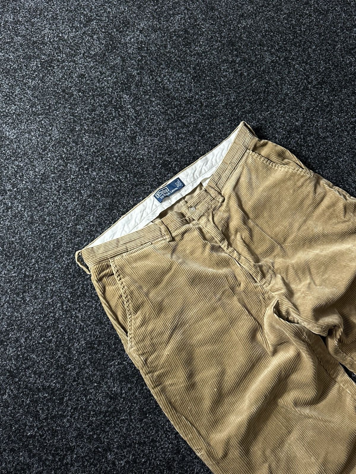 Polo Ralph Lauren × Vintage 🚨Vintage Velvet Corduroy Polo Ralph Lauren Baggy Pants Size US 36 / EU 52 - 2 Thumbnail
