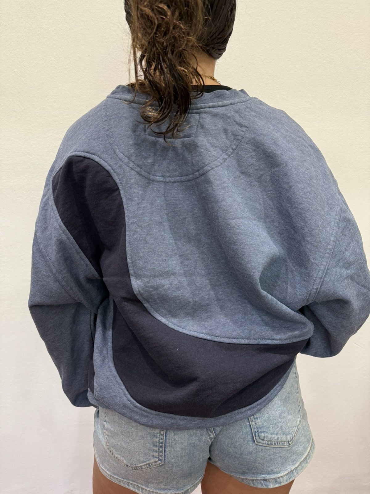 Champion Champion Rework Patchwork Sweatshirt (Rare) – Size XL Size US XL / EU 56 / 4 - 3 Thumbnail