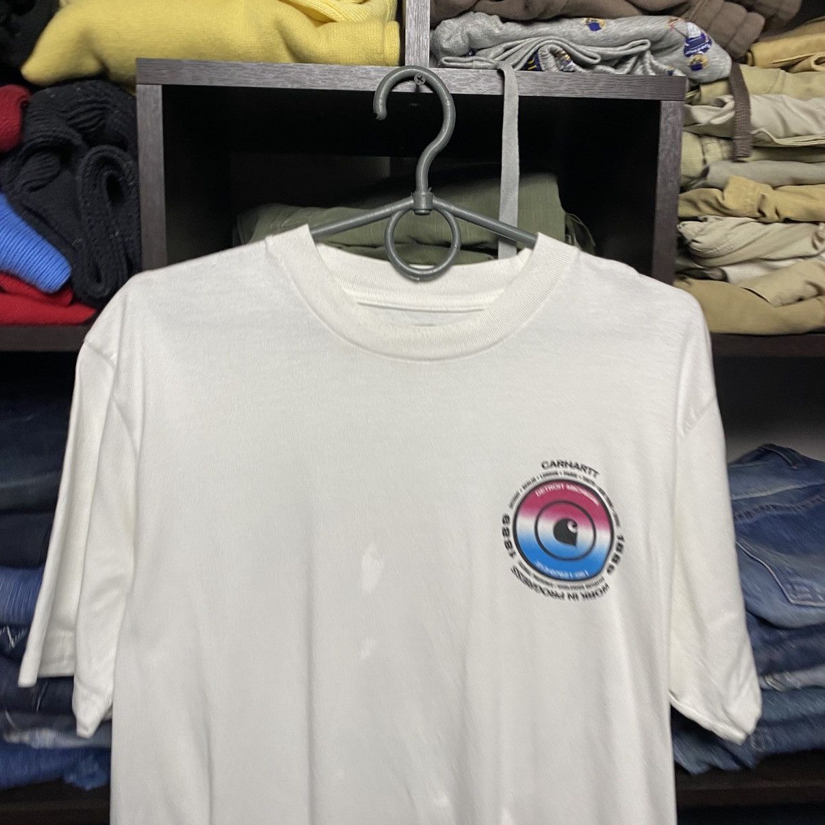 Carhartt Vintage Carhartt Wip Big graphic logo y2k opium tee size M Size US M / EU 48-50 / 2 - 6 Thumbnail