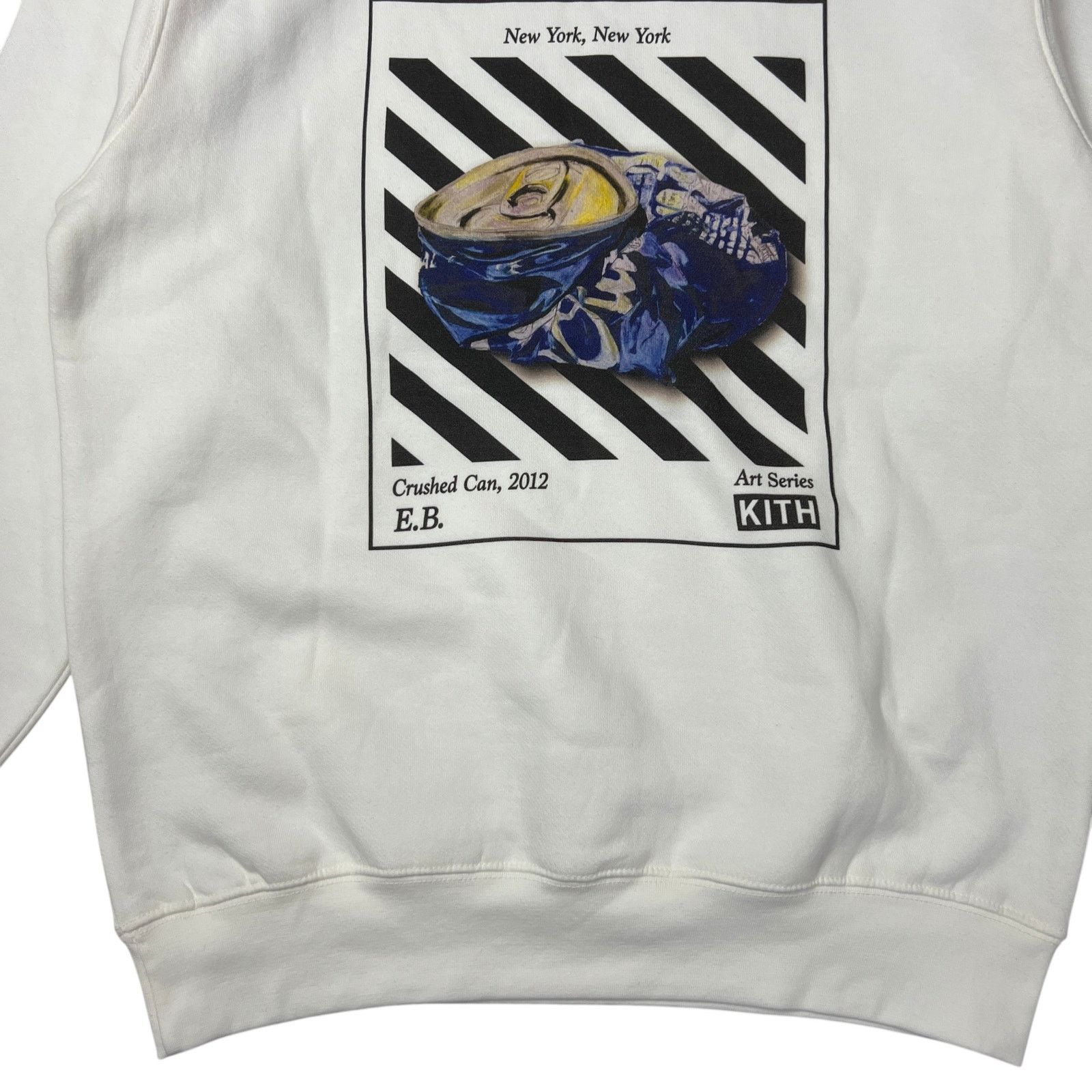 Kith Kith Art Series Crushed Can NYC Graphic Hoodie White Size M Size US M / EU 48-50 / 2 - 8 Thumbnail