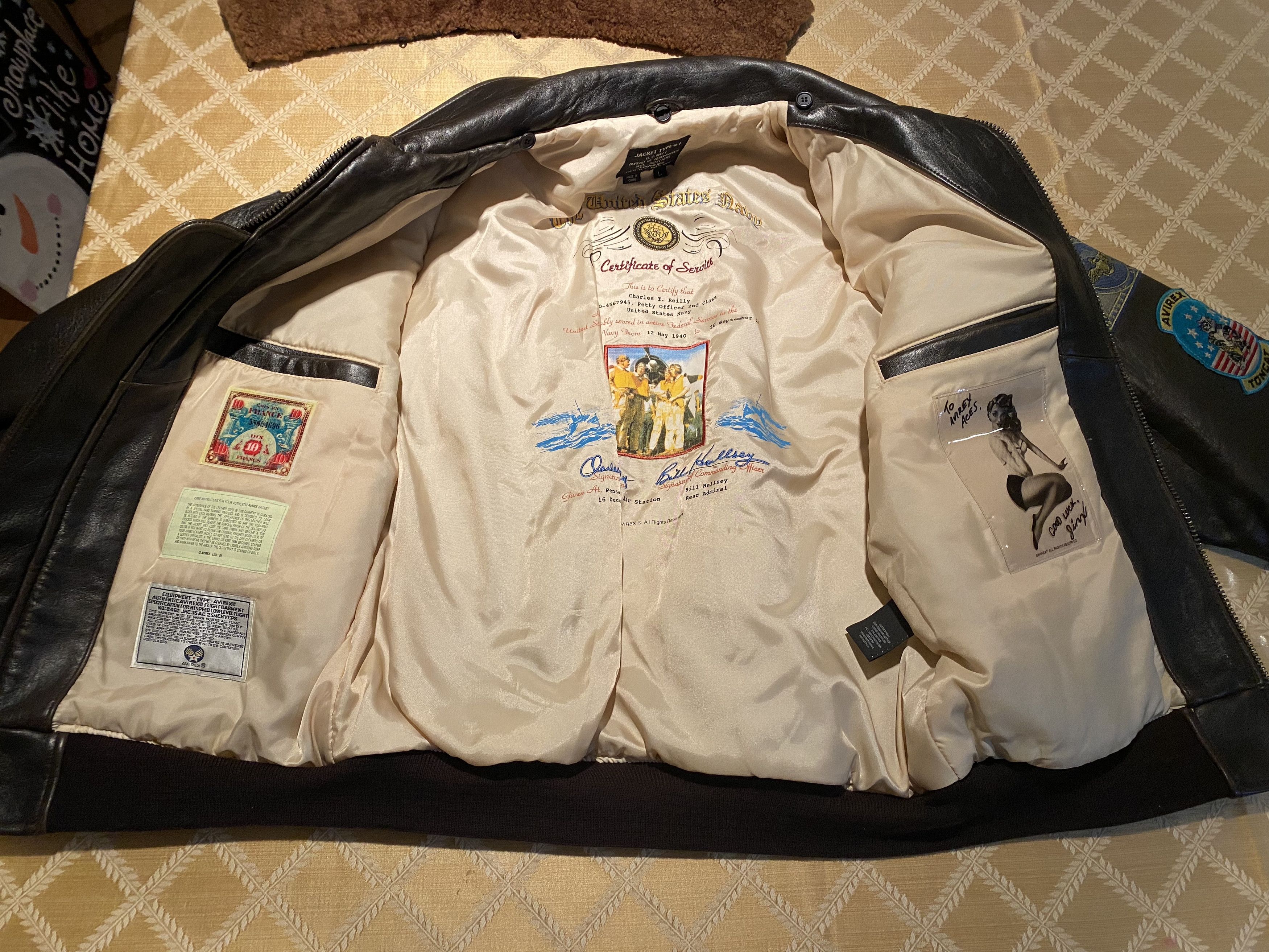 Avirex Avirex Top Gun Navy G-1 Jacket L Size US L / EU 52-54 / 3 - 3 Thumbnail
