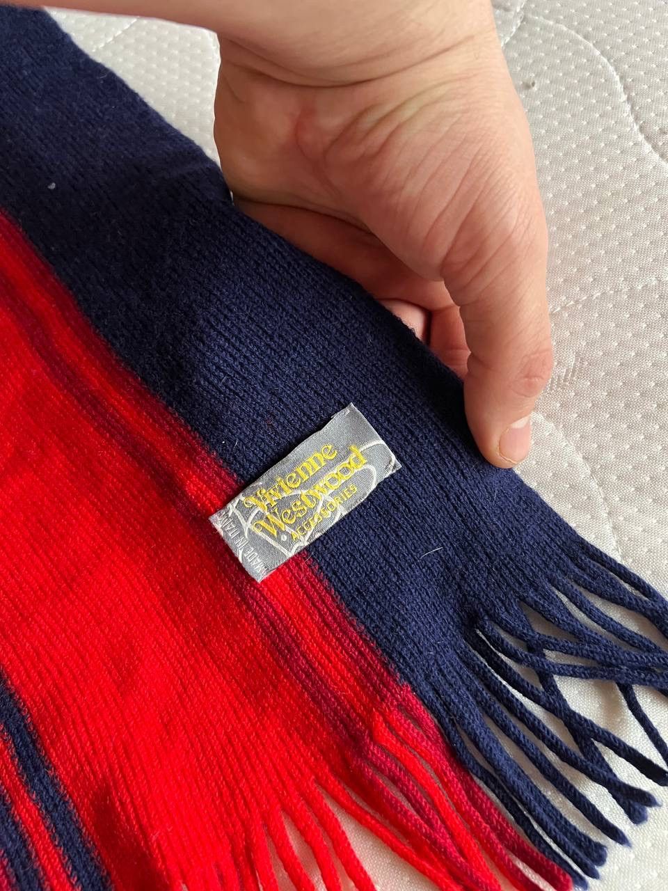 Vivienne Westwood Vintage Vivienne Westwood Striped Muffler Scarf Luxury 2000s Size ONE SIZE - 3 Thumbnail