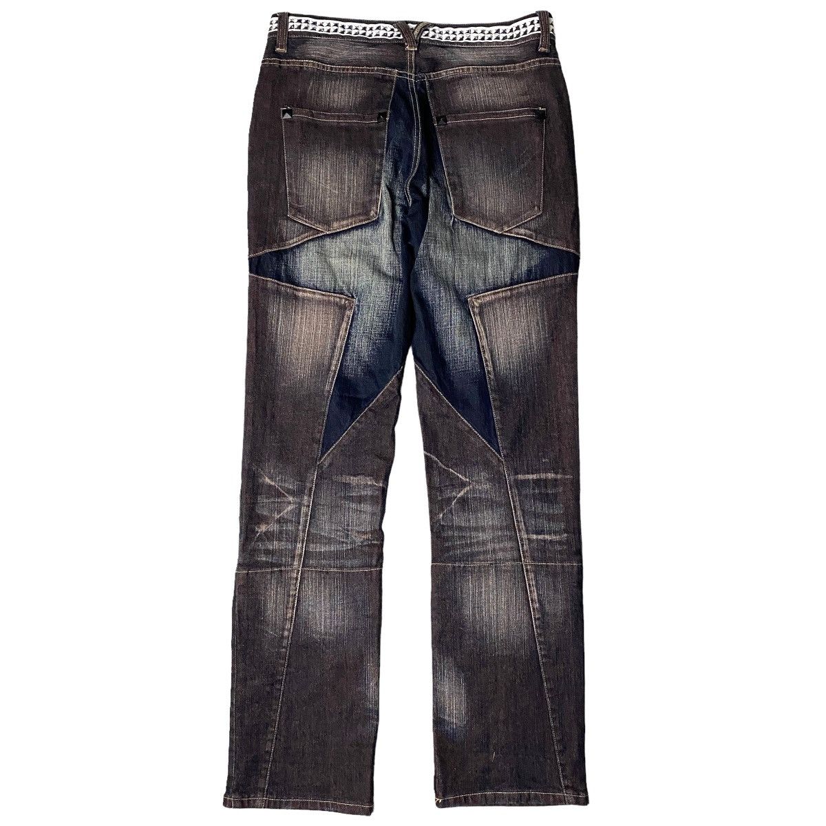 If Six Was Nine × Le Grande Bleu (L.G.B.) × PPFM RARE PPFM Star Flared Mudwash Jeans Size US 32 / EU 48 - 1 Thumbnail