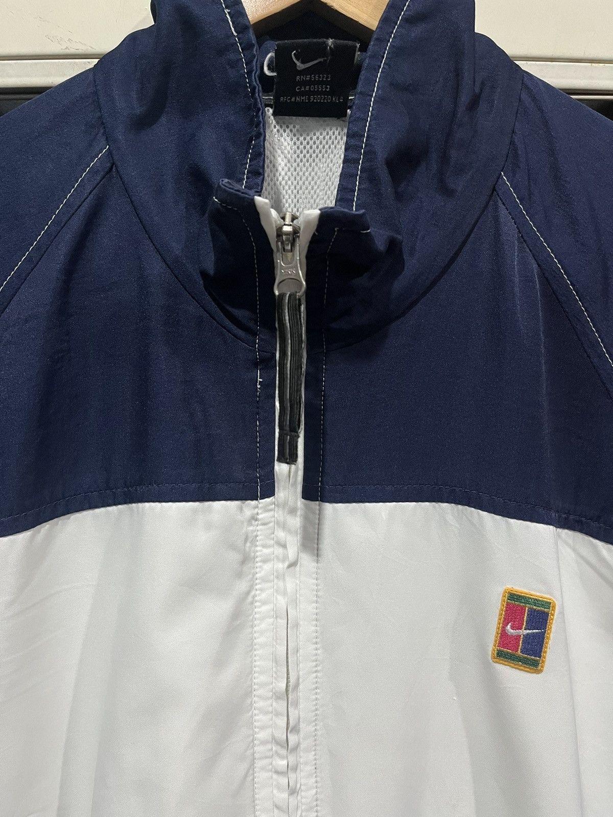 Nike Nike Tennis Windbreaker Jacket Logo 90s Size US L / EU 52-54 / 3 - 3 Thumbnail