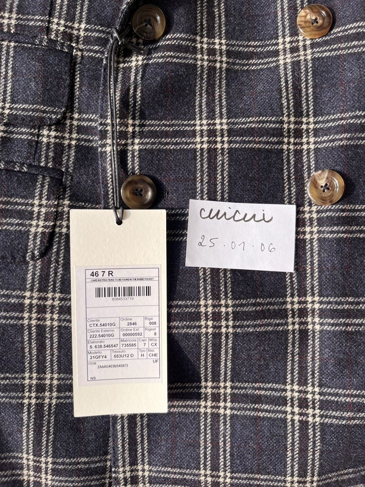 Gucci Gucci Double-Breasted Woolen Suit Size 46R - 23 Thumbnail