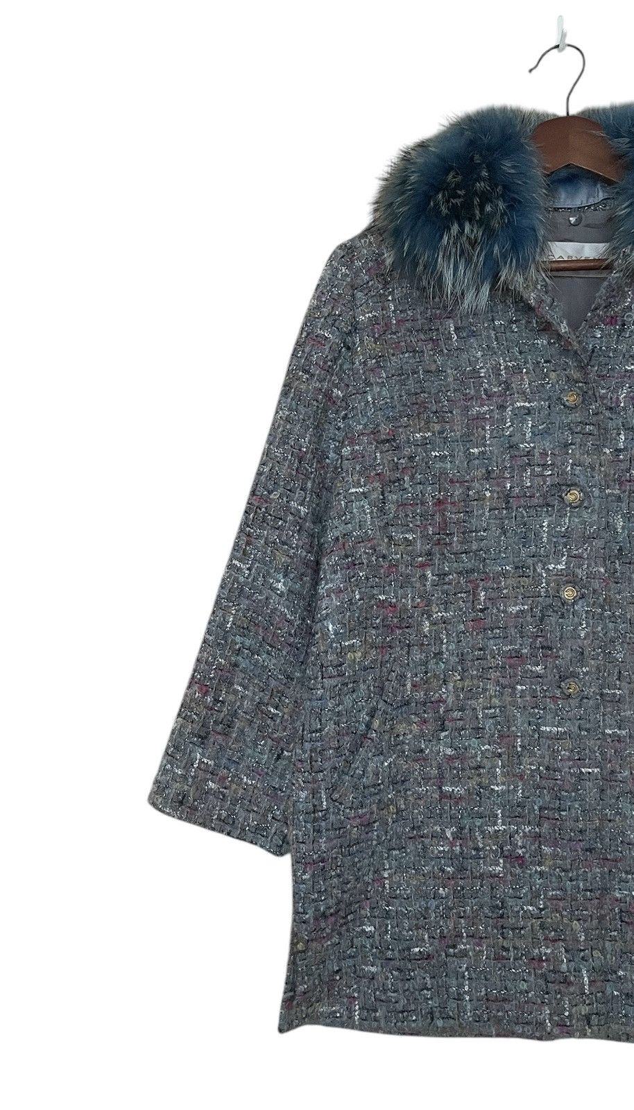 Carven × Vintage Vintage Brand Carven Fur Trench Coat 2000s Size US M / EU 48-50 / 2 - 5 Thumbnail