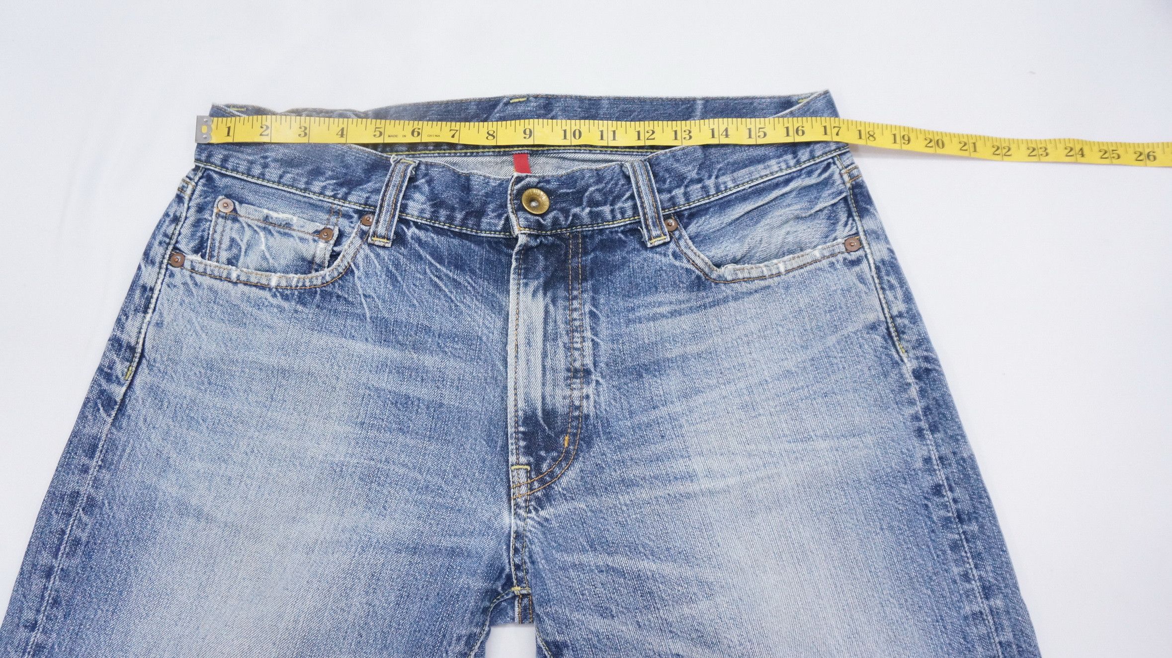 Japanese Brand Uniqlo Jeans UJ S002 Ripped Distressed Jeans W35 Size US 35 - 8 Thumbnail