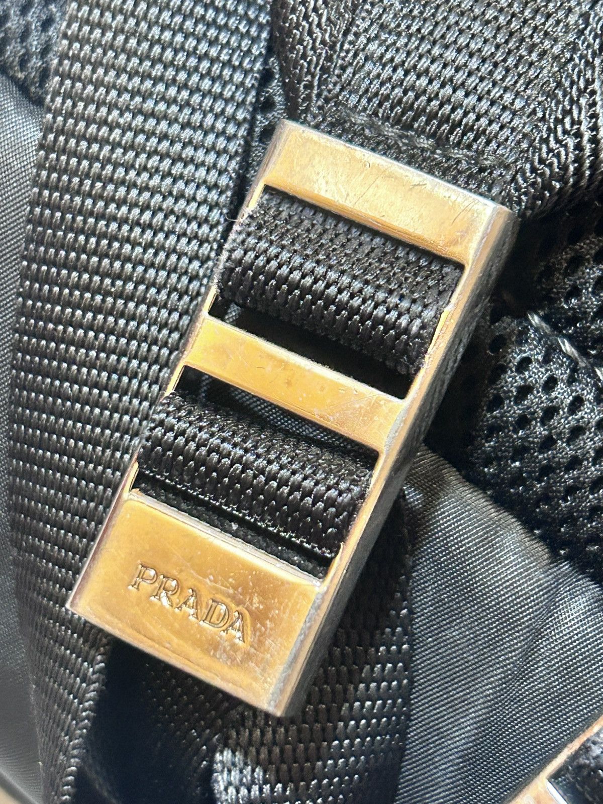 Prada Prada Black Nylon Backpack with Triangle Logo Vintage Size ONE SIZE - 12 Thumbnail