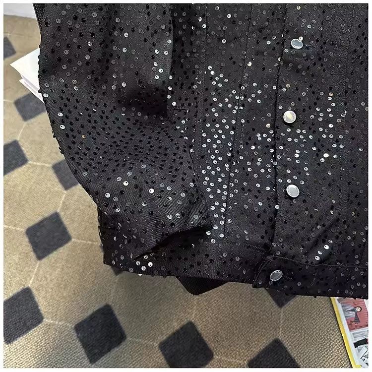 Japanese Brand Black Party Shiny Jacket Size US L / EU 52-54 / 3 - 5 Thumbnail