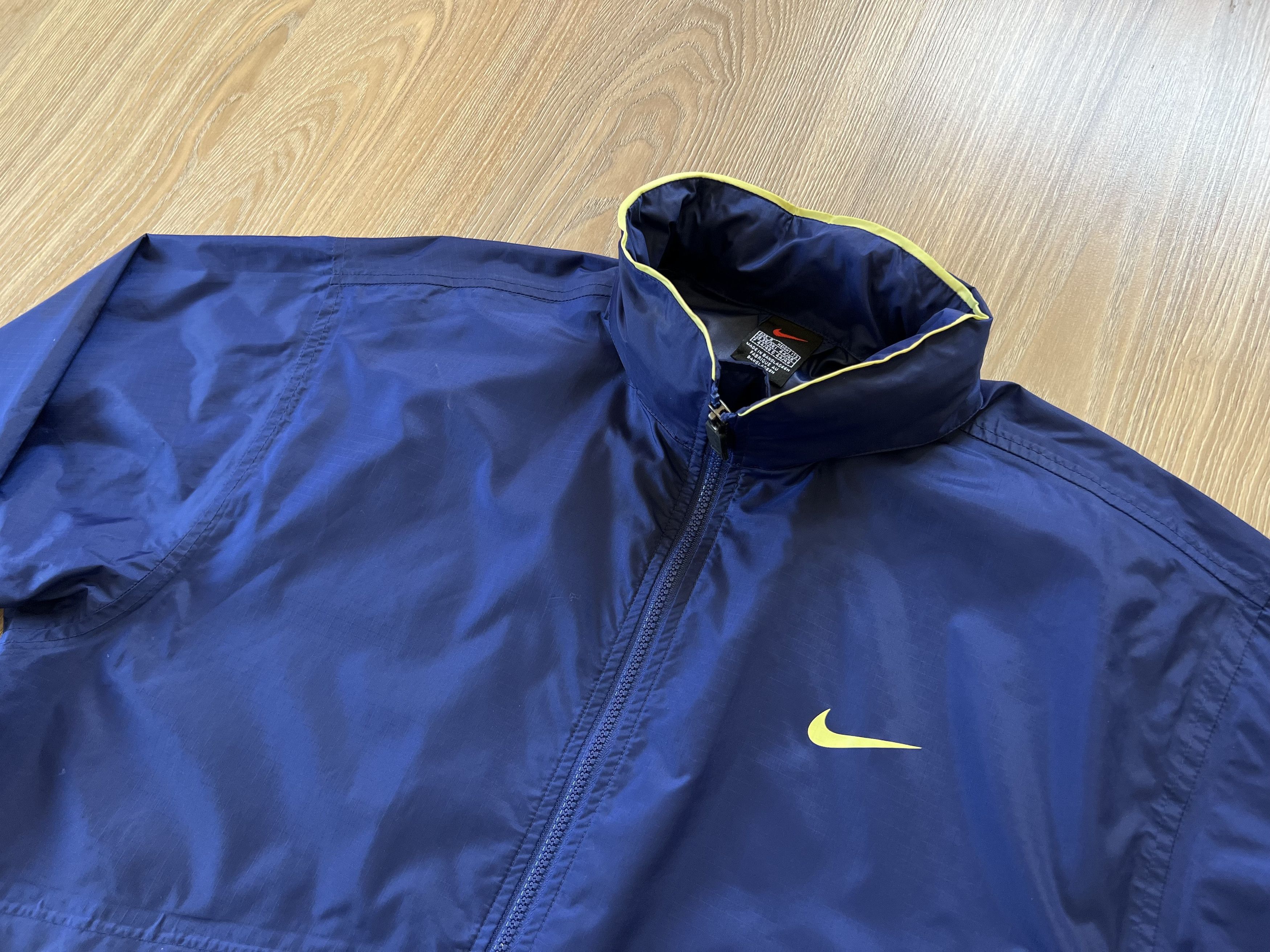 Nike × Vintage Vintage 90s Nike Windbreaker Zip Up Size US M / EU 48-50 / 2 - 4 Thumbnail