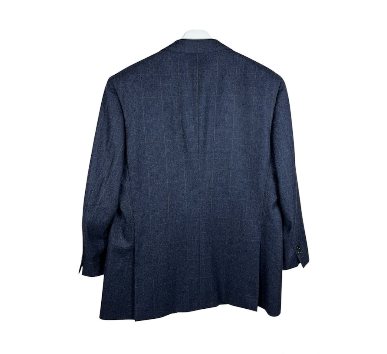 Brioni Brioni per Arabelli wool checked navy blazer jacket luxury Size 54R - 2 Thumbnail