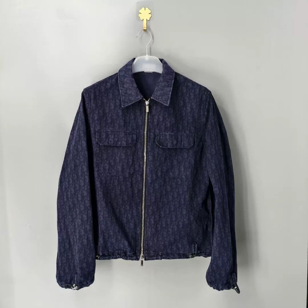 Dior dior logo patterned long sleeve jacket men Size US M / EU 48-50 / 2 - 1 Thumbnail