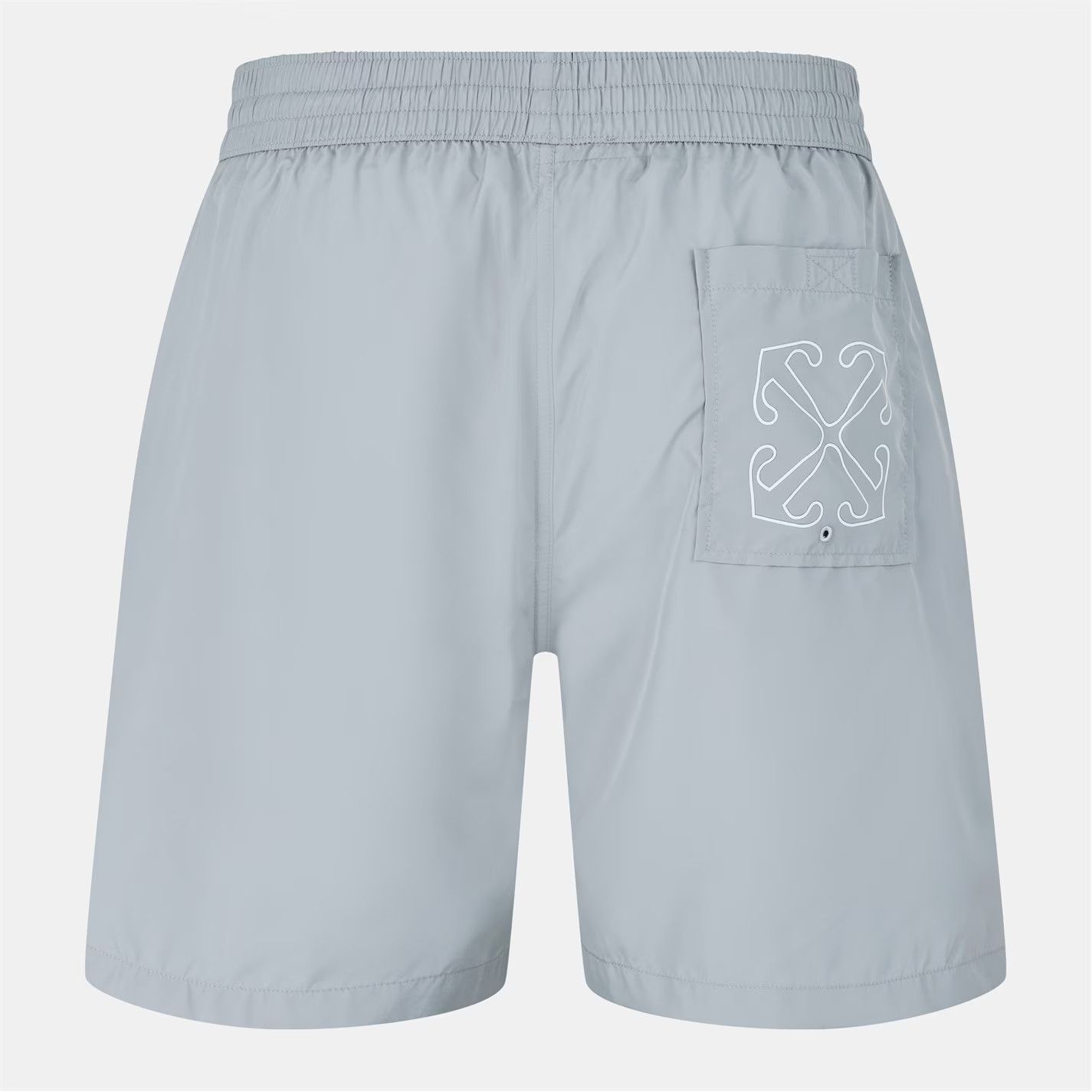 Off-White o1g2r1mq0326 Quick-Drying Swim Shorts in Grey Size US 30 / EU 46 - 2 Thumbnail