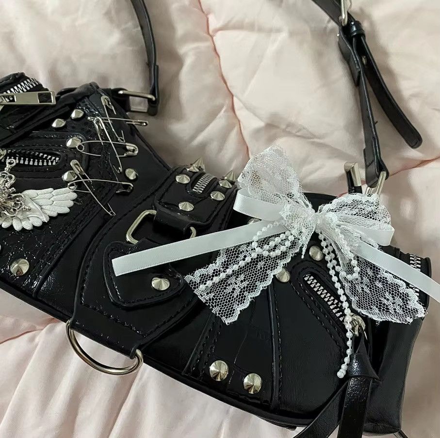 Other Handmade Punk Rivet Underarm Bag – Already Customized Size ONE SIZE - 2 Thumbnail