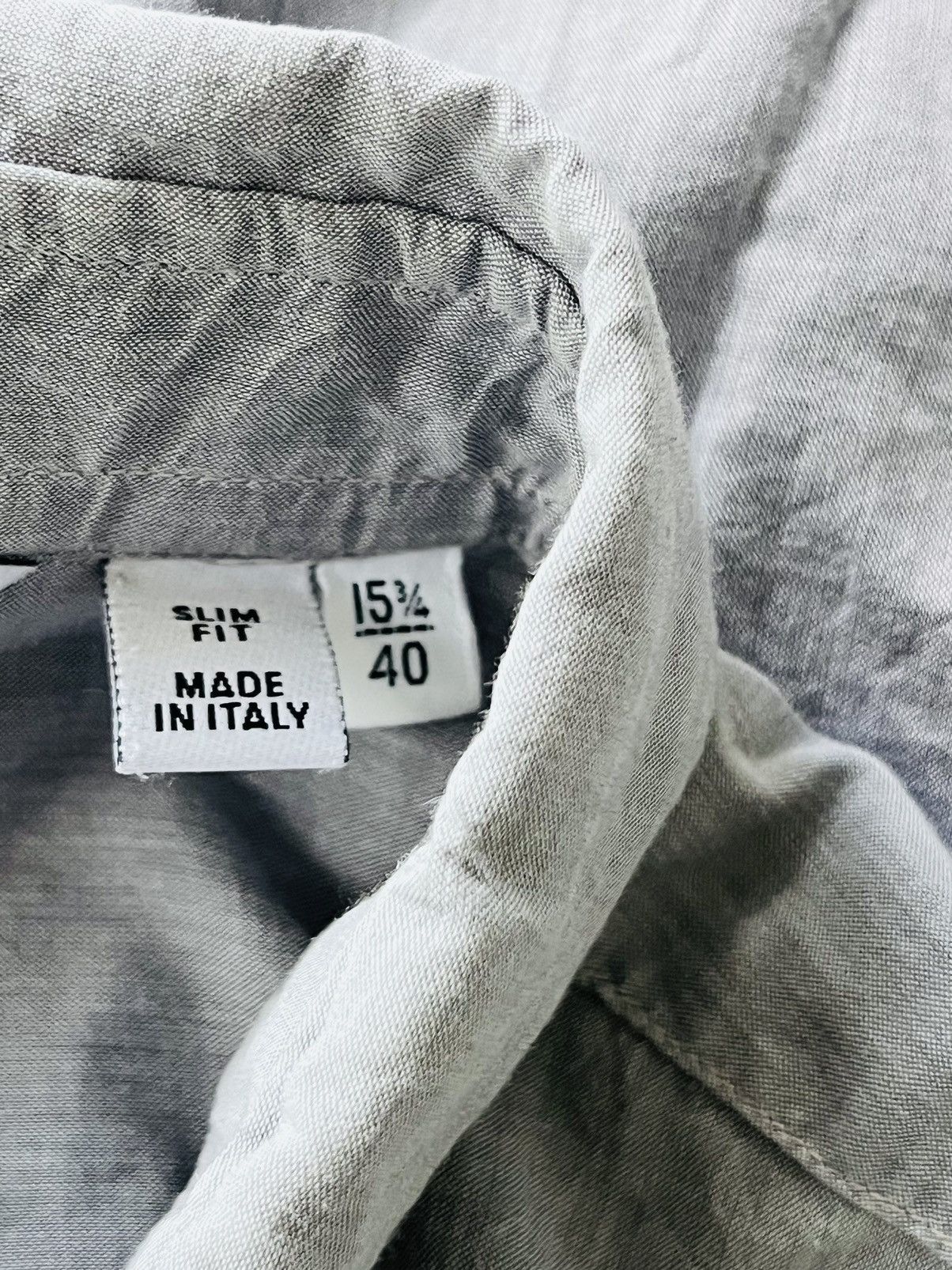 Neil Barrett Grey Shirt Size US M / EU 48-50 / 2 - 4 Thumbnail