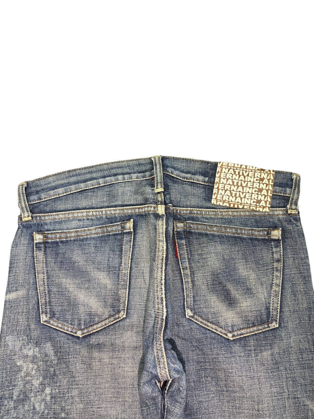 Dsquared2 Vintage Japanese Rna Bleached Wash Distressed Jeans Size 31" - 4 Thumbnail