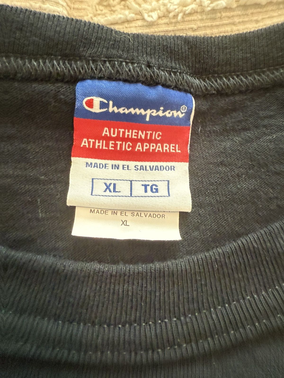 Champion × MSCHF Mschf nothing is sacred Tshirt Size US XL / EU 56 / 4 - 3 Thumbnail