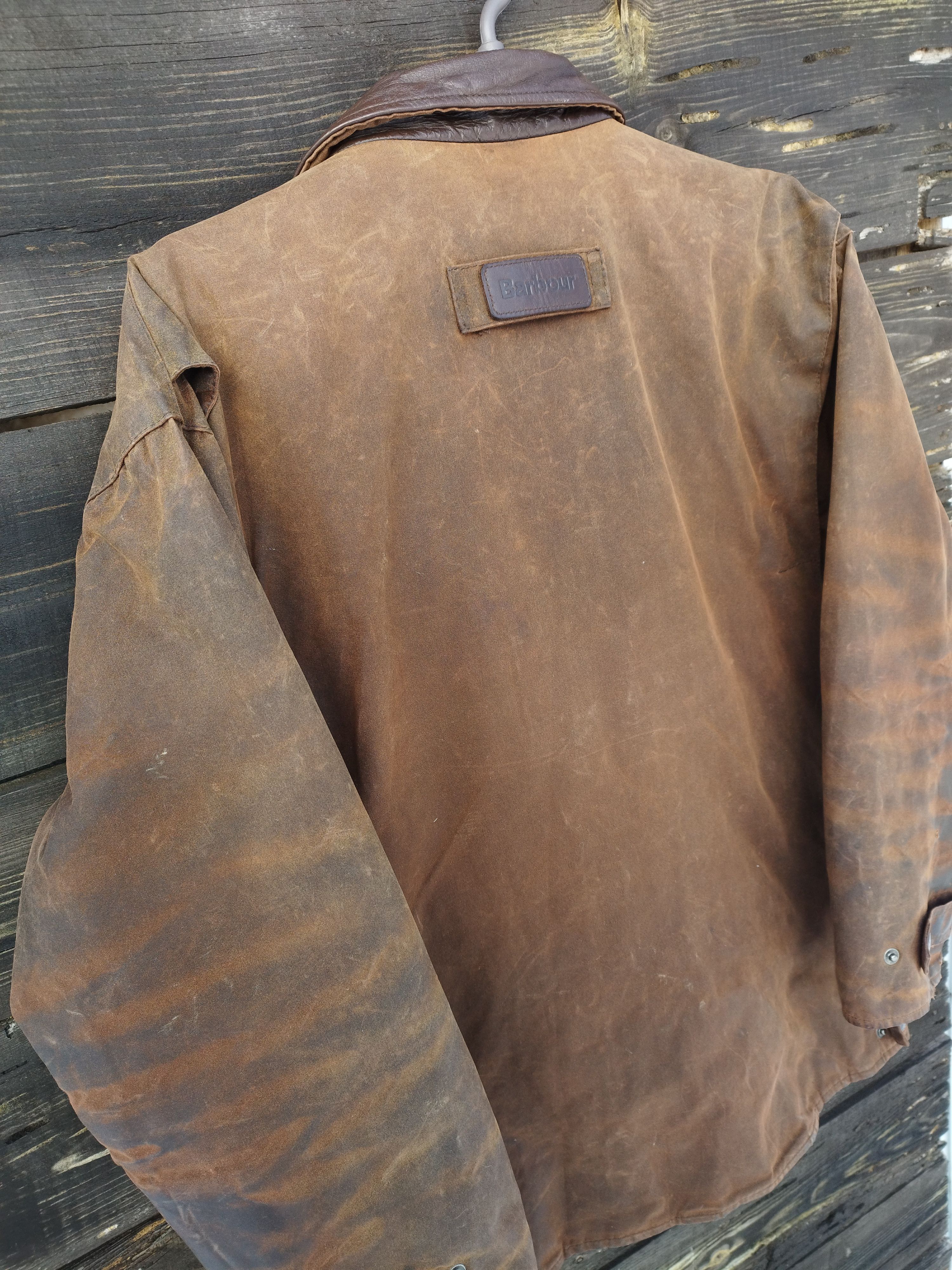 Barbour Barbour A1550 Bushman Waxed Cotton Jacket Brown Size M Size US M / EU 48-50 / 2 - 16 Thumbnail