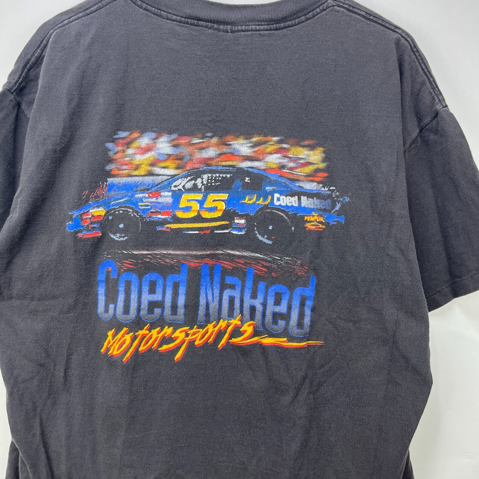 Vintage Vintage 90s Sun Faded NASCAR Racing Single Stitch T-Shirt XL Size US XL / EU 56 / 4 - 2 Thumbnail