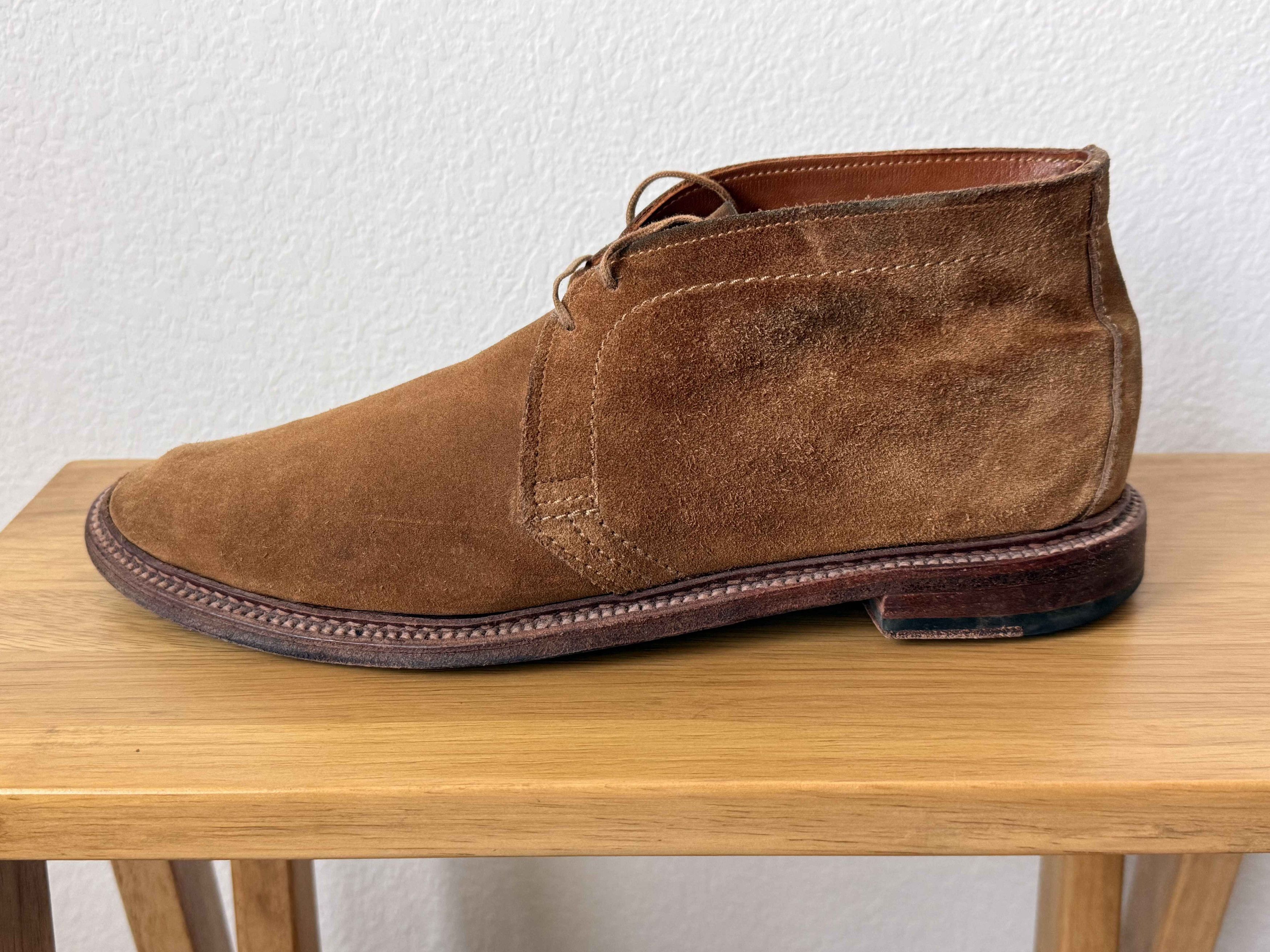 Alden Men's Chukka Boot 1493 Unlined Snuff Suede Leydon Last Size US 11 / EU 44 - 6 Thumbnail