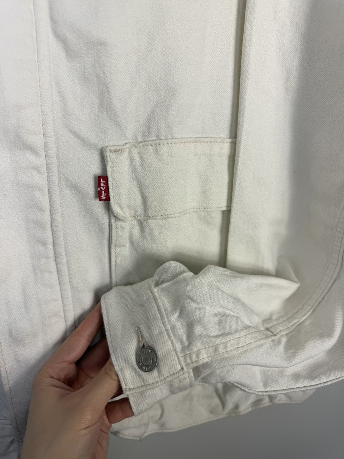 Levi's Levi's Premium Denim Jacket New Collection Boxy Fit Oversize Size US L / EU 52-54 / 3 - 3 Thumbnail