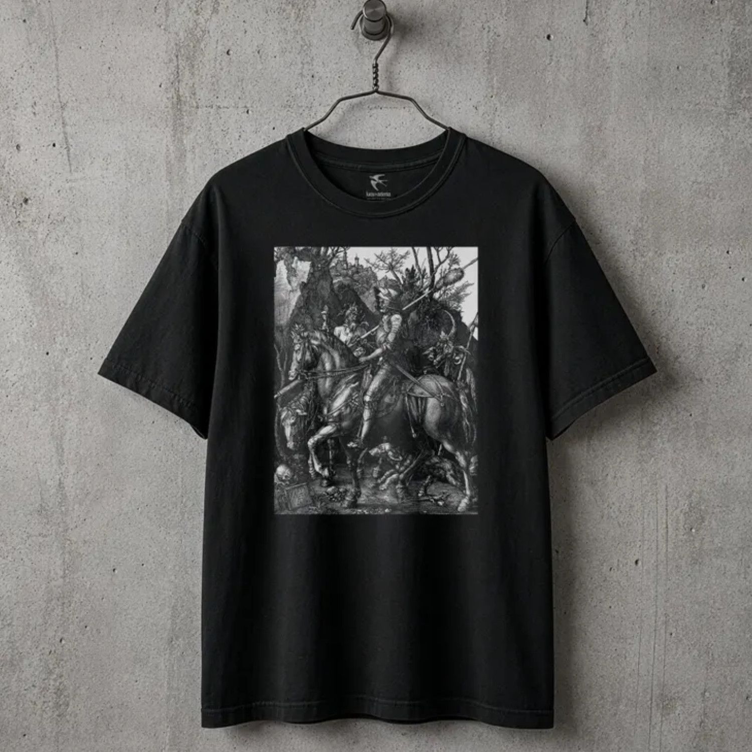 Japanese Brand Knight Death and the Devil - Albrecht Dürer Shirt Size US L / EU 52-54 / 3 - 1 Thumbnail