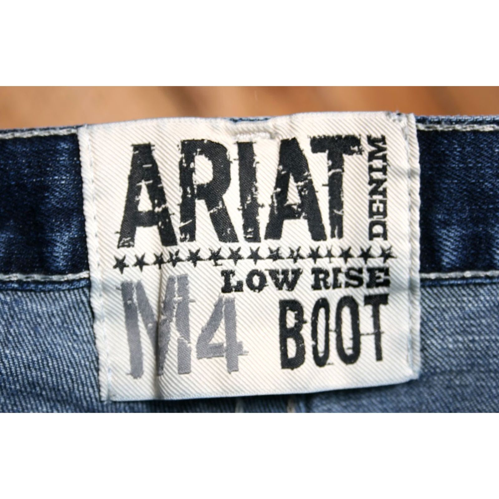 Ariat ARIAT M4 Low Rise Boot Fit Stretch Denim Blue Jeans 42x30 Mens Jeans Bootcut Regular Blue 90s? Size US 42 / EU 58 - 7 Thumbnail