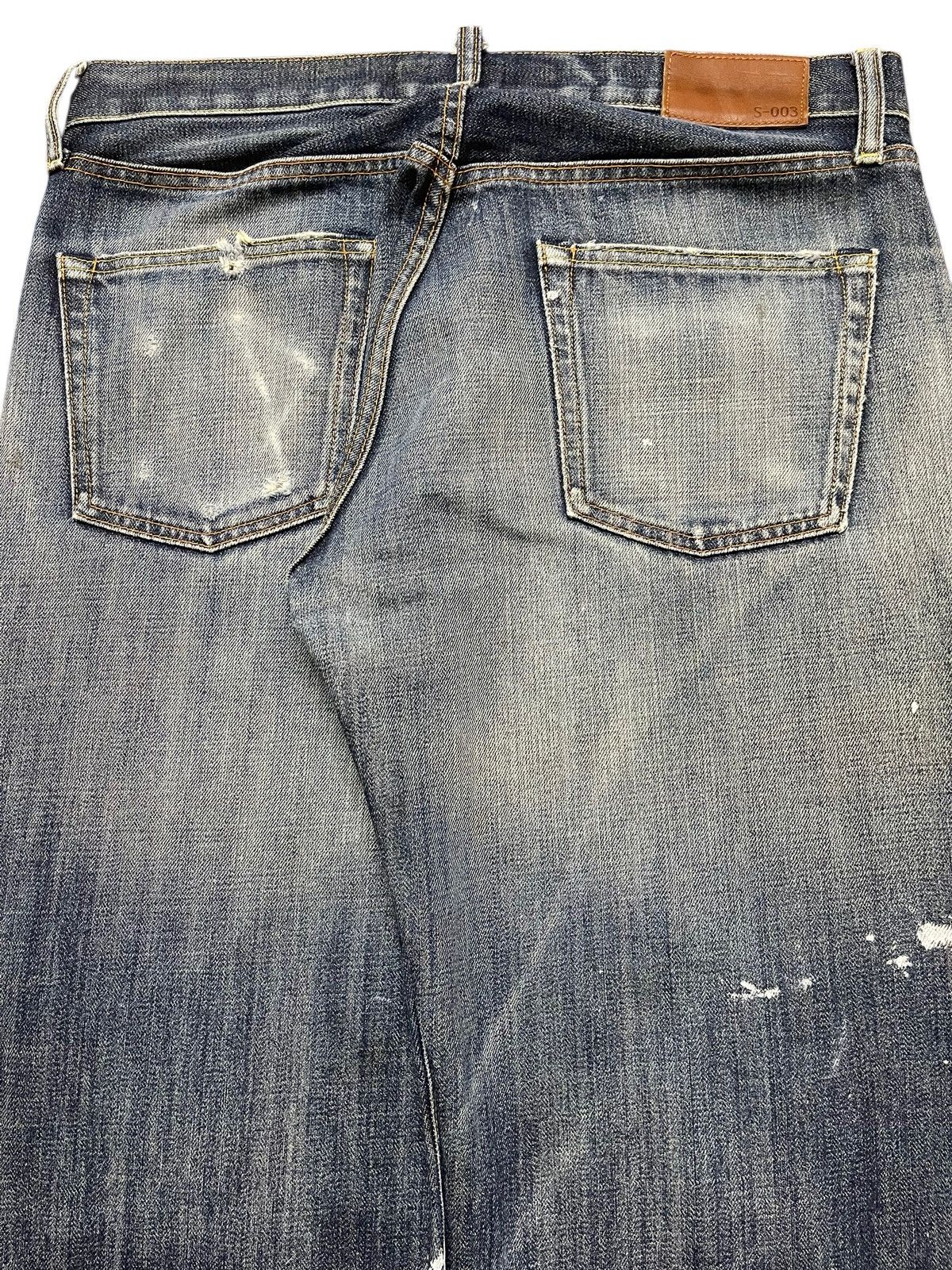 Uniqlo Vintage Japan Uniqlo Faded Wash Paint Splatter Distressed Size US 34 / EU 50 - 6 Thumbnail