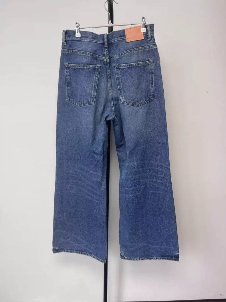 Acne Studios Acne Studios Blue, slightly flared, heavy-duty retro high- Size 29" - 2 Thumbnail