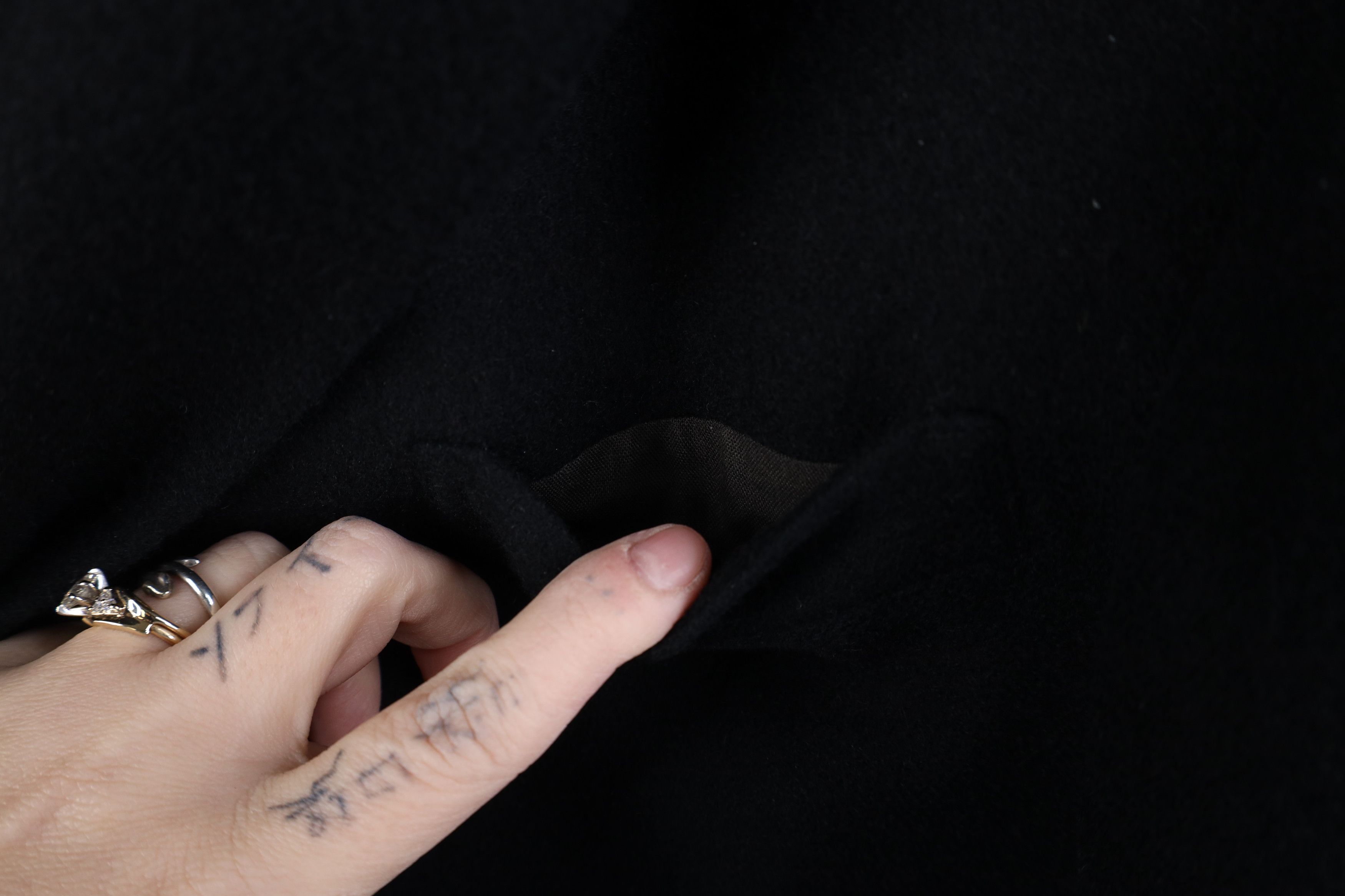 Vintage Vintage 90s Hair 2 Button Suit Coat Blazer Jacket Black USA Size US XXL / EU 58 / 5 - 5 Thumbnail