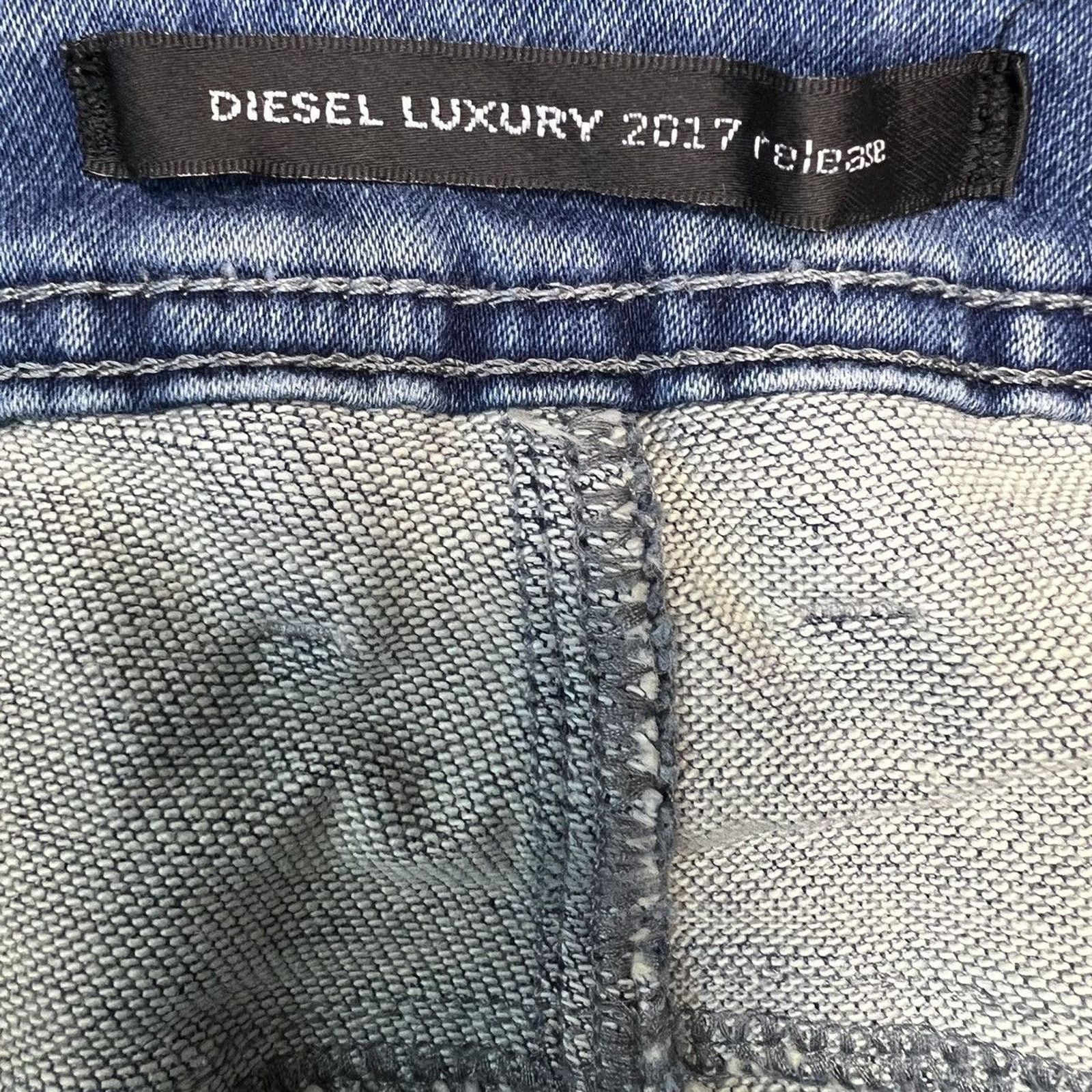 Diesel × Vintage Diesel Luxury Release 2017 Jeans 32x26 Blue Slim Denim Pants Size US 32 / EU 48 - 7 Thumbnail