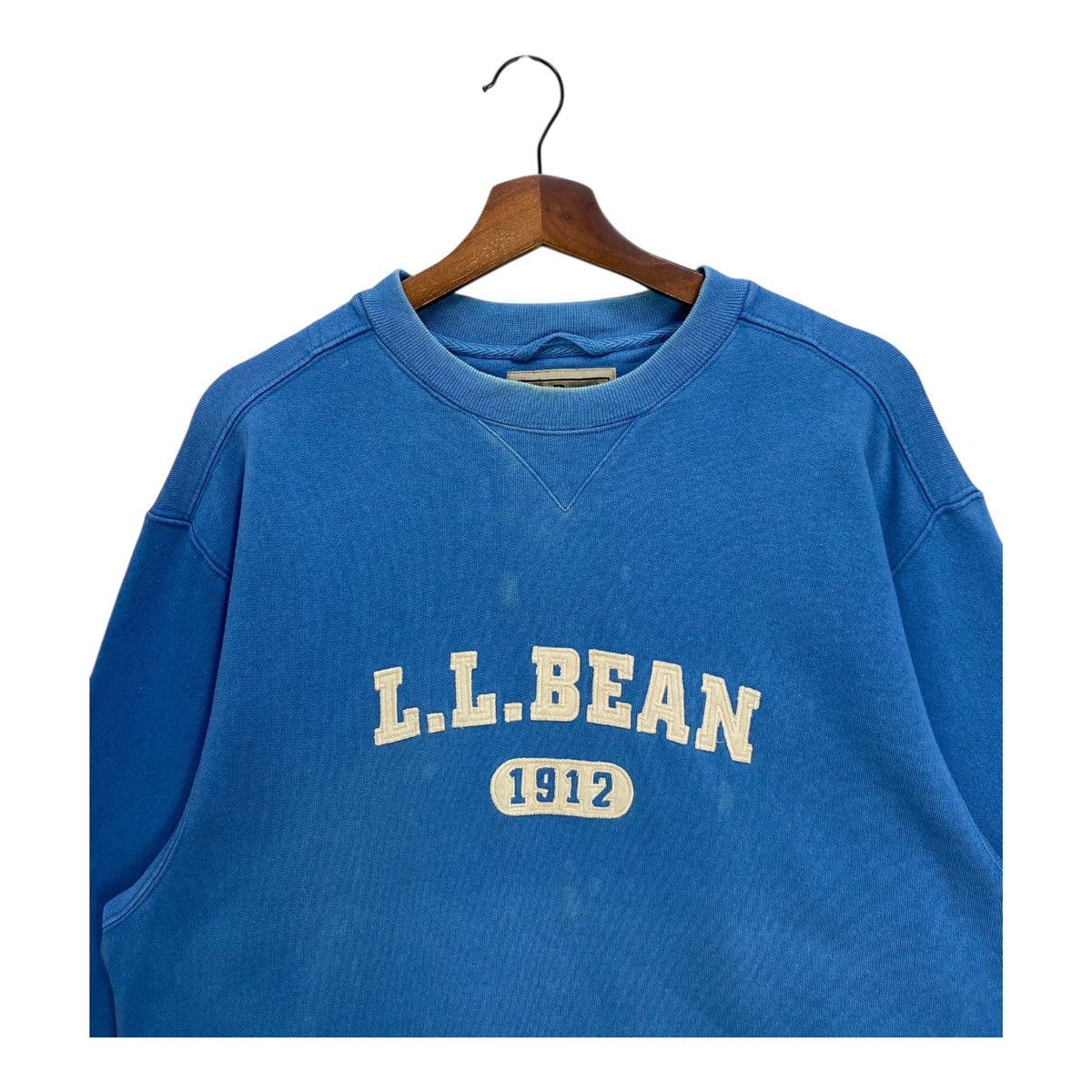 L.L. Bean Vintage LL Bean Sweatshirt Spellout Pullover Crewneck Size L Size US L / EU 52-54 / 3 - 2 Thumbnail