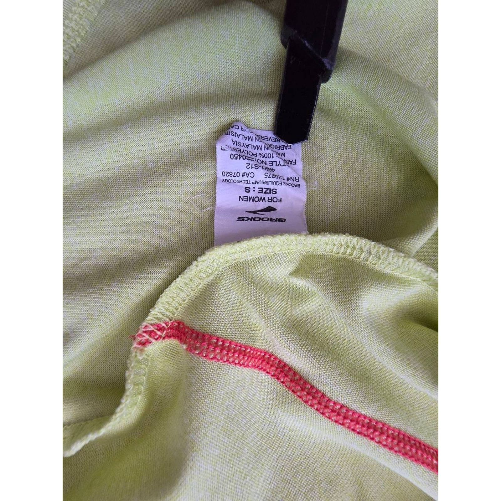 Brooks Brooks Short T-Shirt Womens Bright Yellow Small A001251 Size S / US 4 / IT 40 - 5 Thumbnail