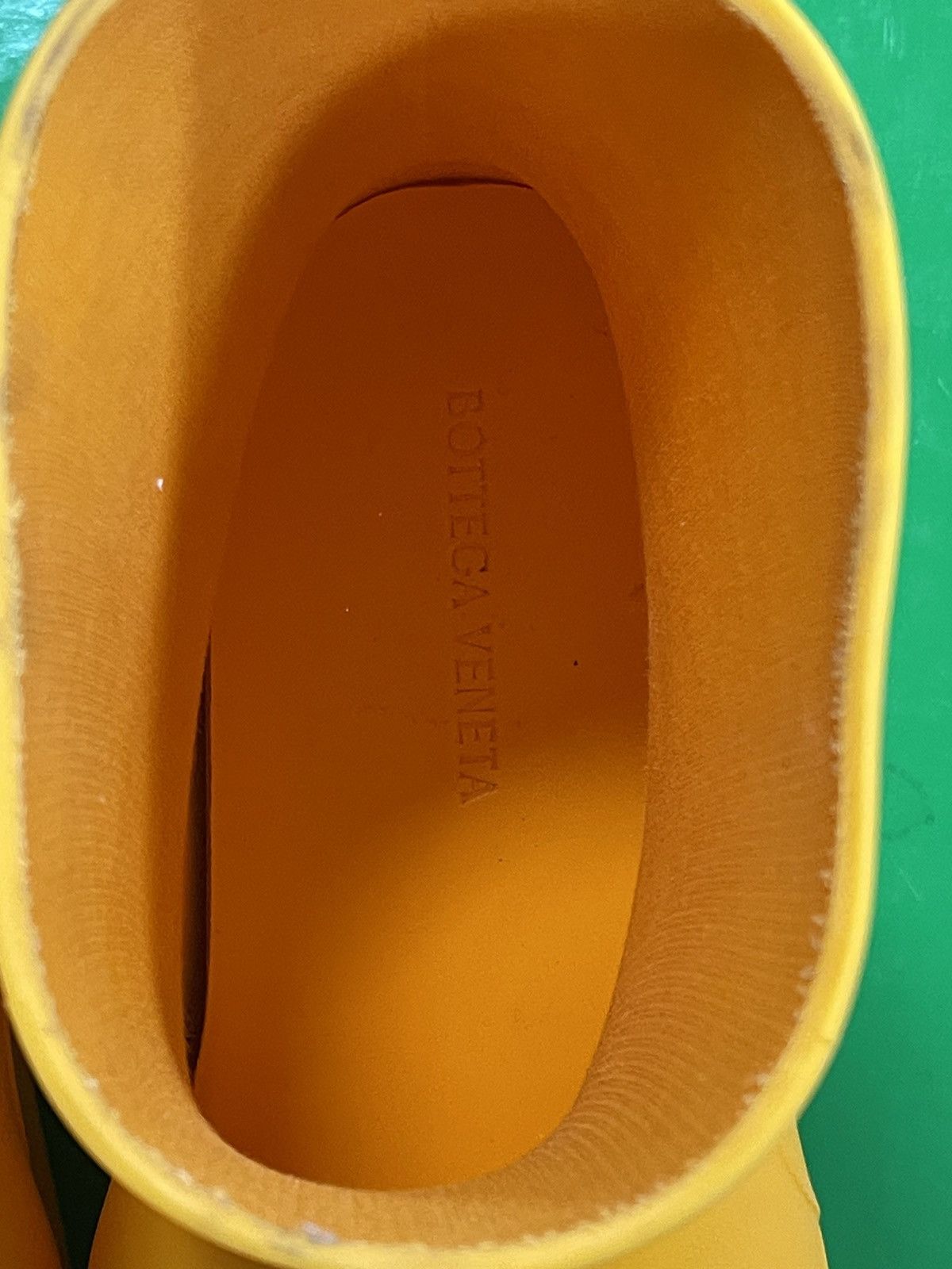 Bottega Veneta Womens Bottega Veneta Tangerine Matt Rubber Puddle Boots 39 Size US 9 / IT 39 - 14 Thumbnail