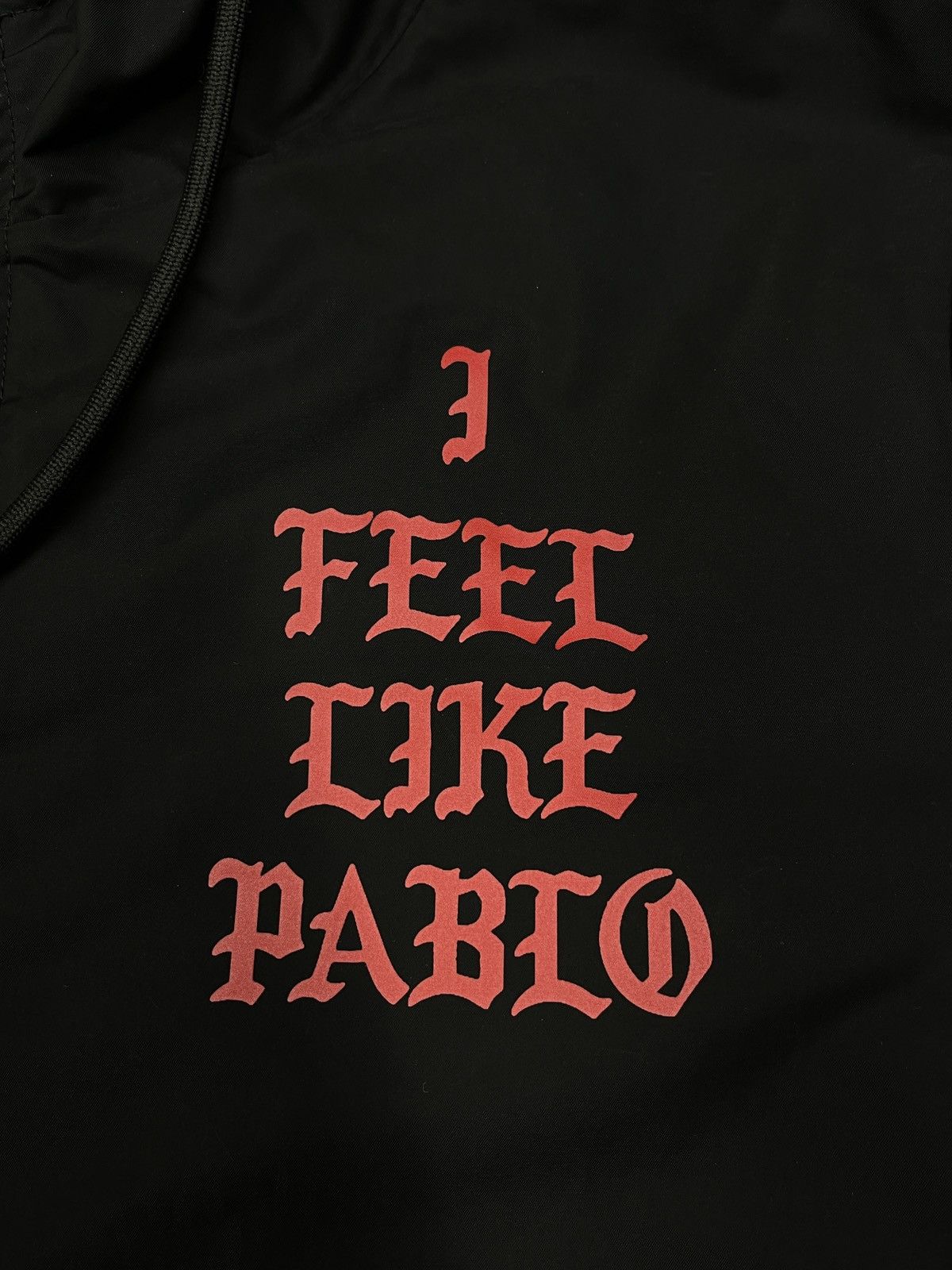 Kanye West I Feel Like Pablo Project Jacket Black Big Logo Kanye West Size US S / EU 44-46 / 1 - 8 Thumbnail