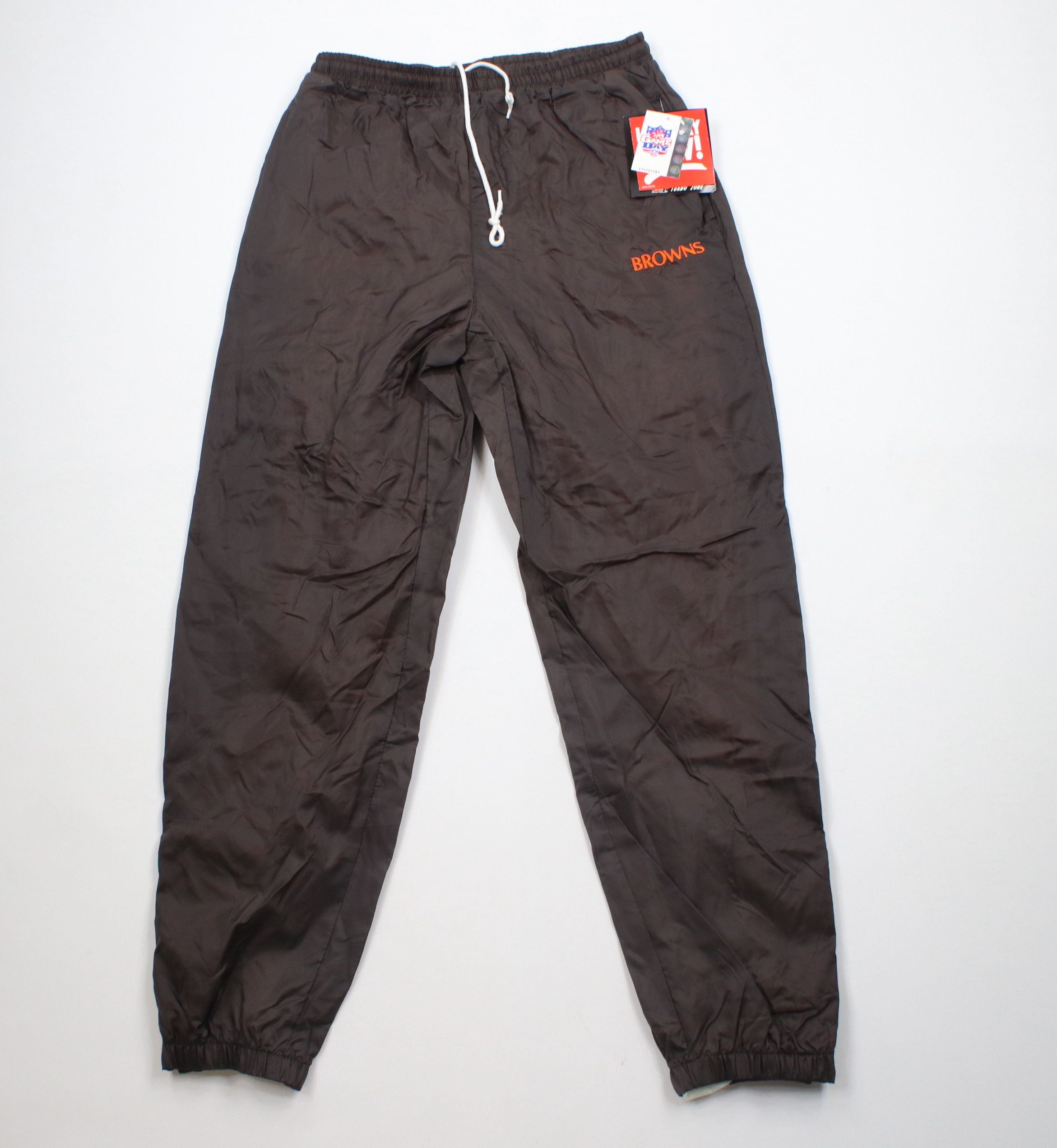 Vintage Deadstock Vintage 90s Browns Football Lined Joggers Pants Size US 36 / EU 52 - 1 Thumbnail