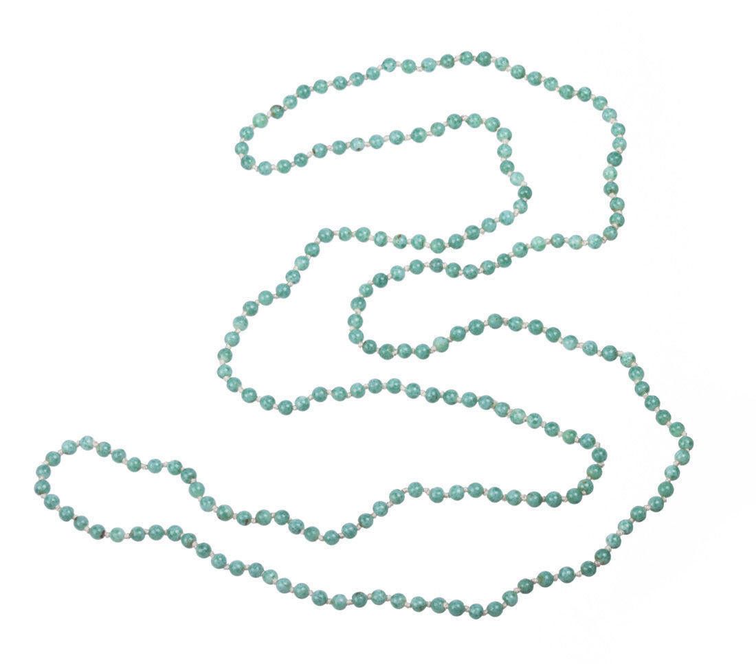 Designer Chinese Peking Glass Bead Flapper Necklace Size ONE SIZE - 1 Thumbnail
