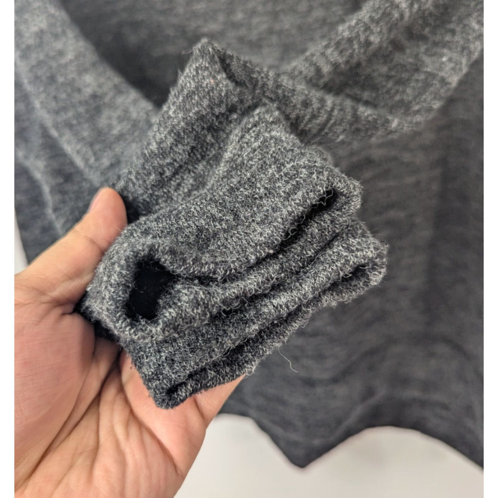 Vintage Byrdie Women’s Small Gray Pullover Sweatshirt Dolman Long Sleeve Pullover Size S / US 4 / IT 40 - 3 Thumbnail