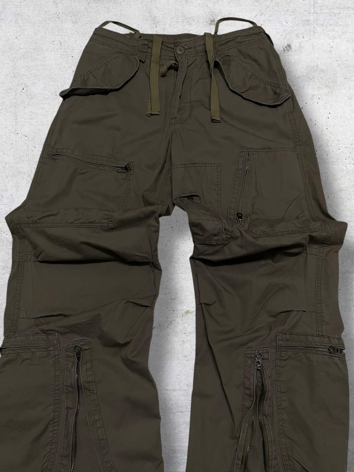 Japanese Brand VINTAGE AERO MEDICAL SAMPLE 70S RARE UTILITY COMBAT CARGO Size US 32 / EU 48 - 4 Thumbnail