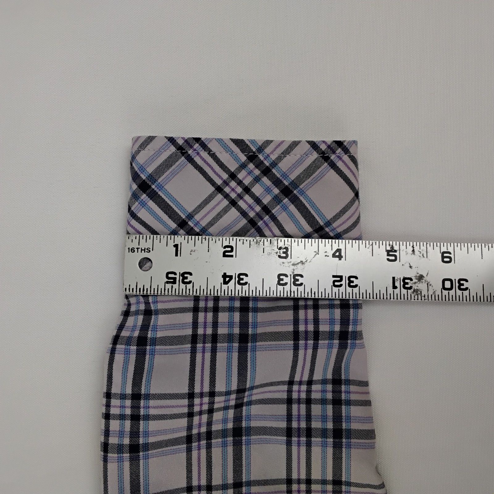 Stio Stio Collared Shirt Women's M Purple/Blue Plaid Casual Size M / US 6-8 / IT 42-44 - 14 Thumbnail