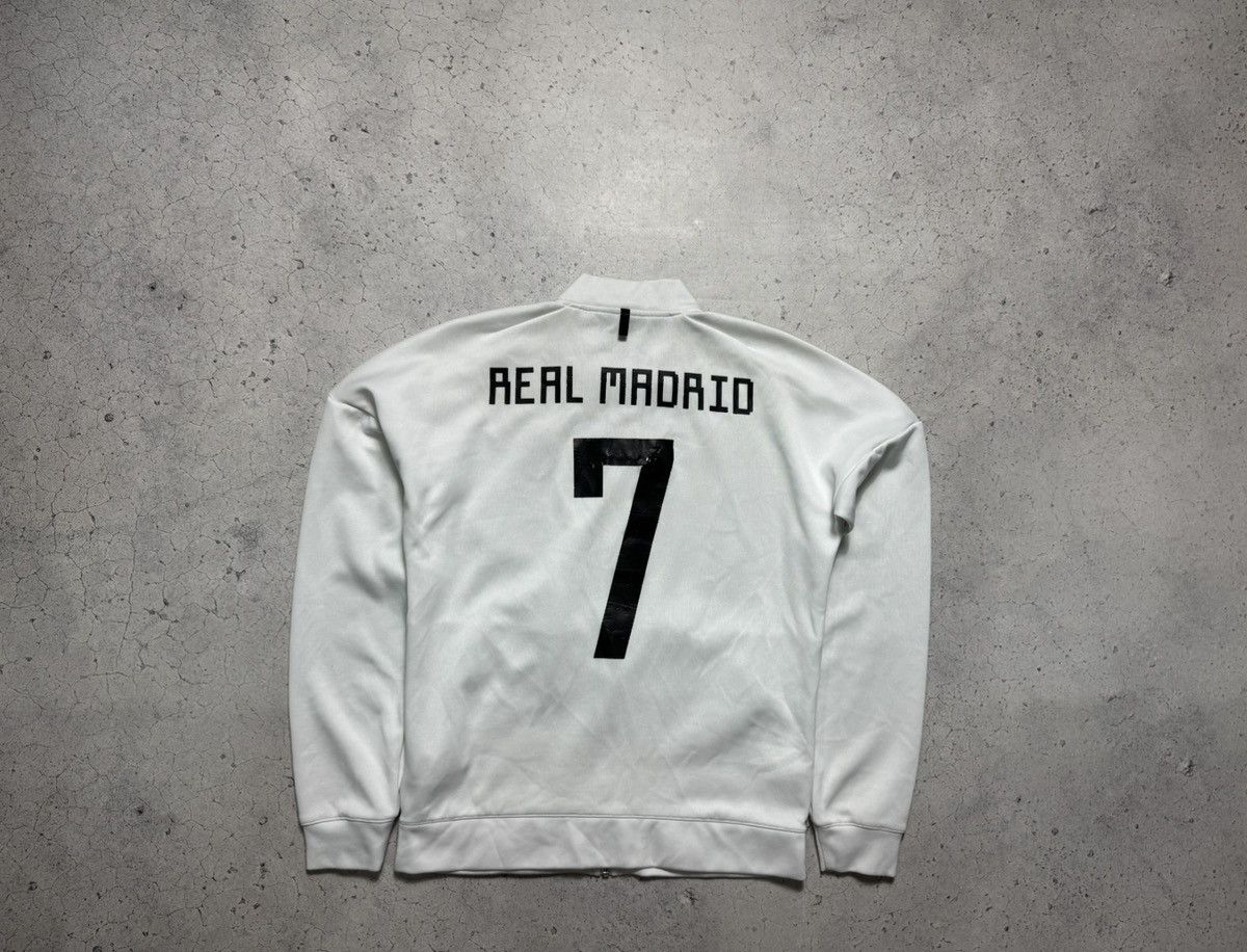 Adidas Adidas FC Real Madrid Full Zip Jacket Football #7 Jersey Size US S / EU 44-46 / 1 - 8 Thumbnail