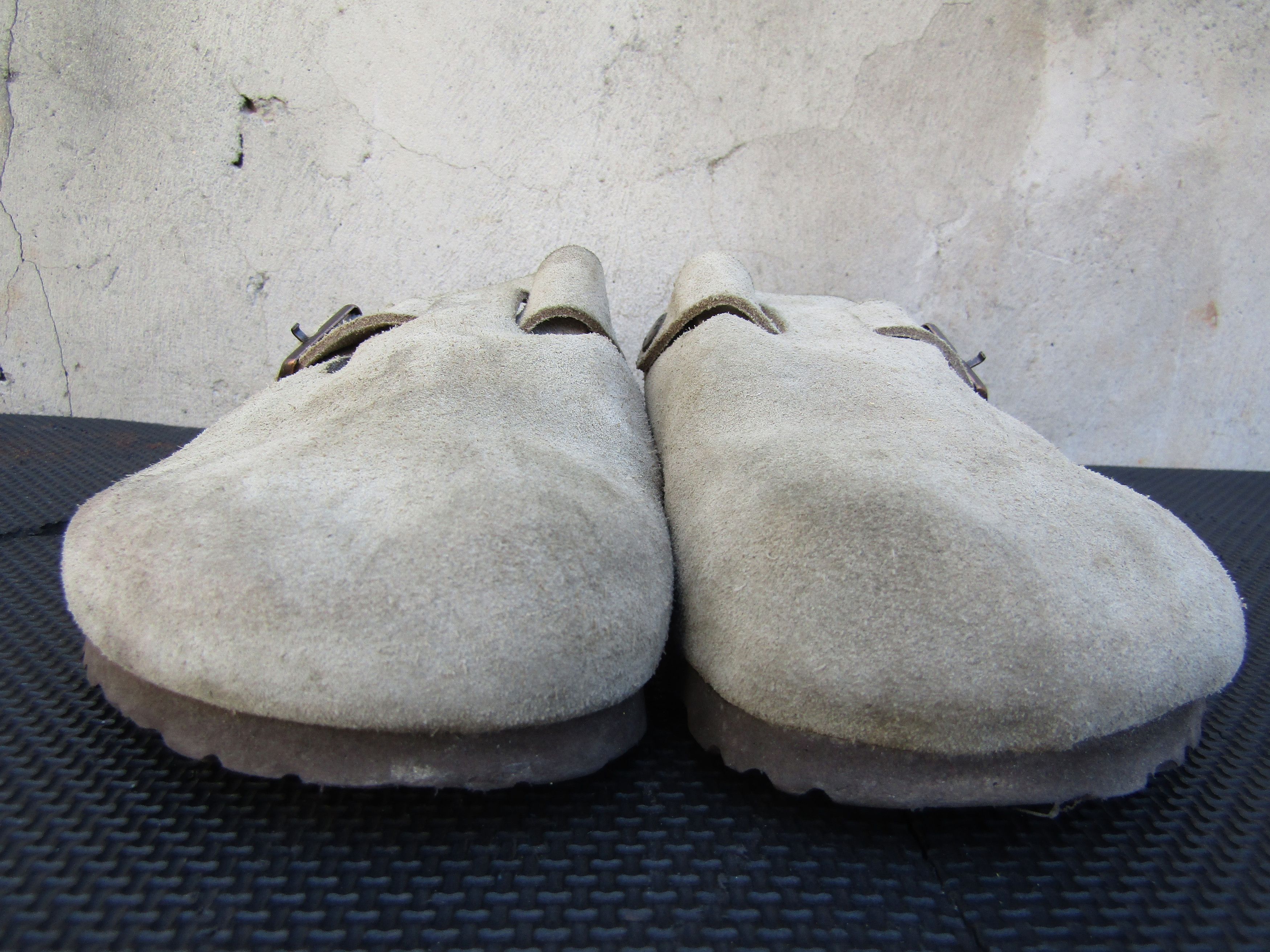 Birkenstock Birkenstock Men’s Boston Leather Clog Taupe Size US 8 / EU 41 - 4 Thumbnail