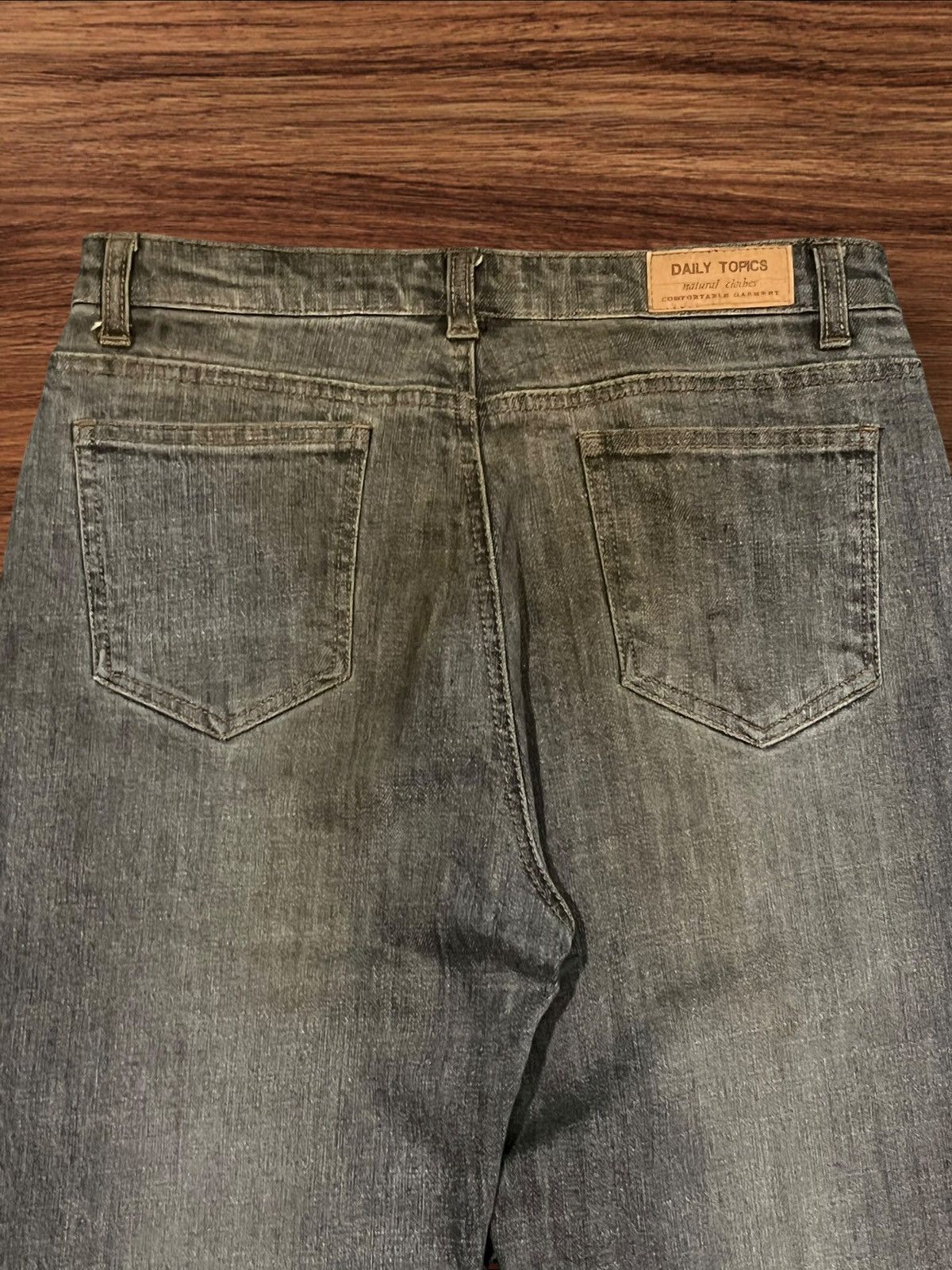 Hysteric Glamour × Japanese Brand Vintage Japanese Brand Daily Topic Grunge Style Flare Jeans Size 28" / US 6 / IT 42 - 6 Thumbnail