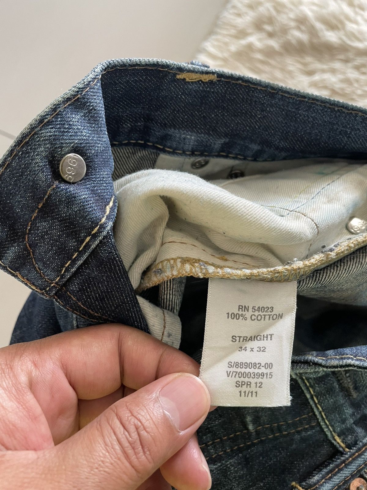 Gap Final Drop💥Rusty Distressed GAP 1969 Selvedge (UNI-04) Size US 32 / EU 48 - 20 Thumbnail
