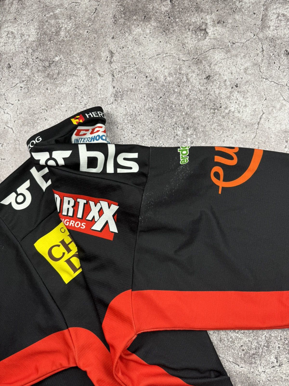 NHL × Nike 🇨🇭 Vintage 90s SC Bern Switzerland Hockey Jersey Peugeot #58 Size US XXL / EU 58 / 5 - 10 Thumbnail